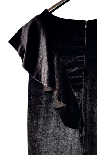 Vestito Hope in velluto nero taglia M