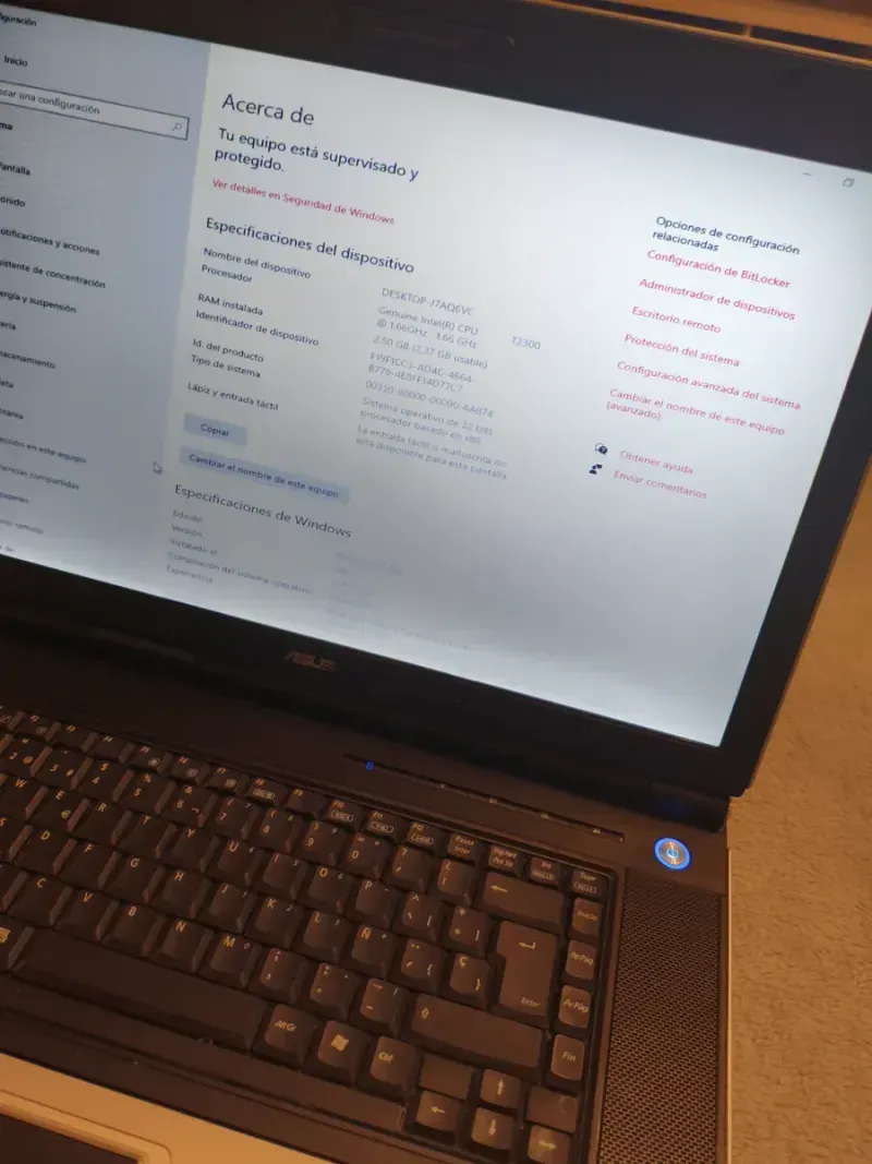 ASUS Z83C 17” + Mochila Targus premium afbeelding 9