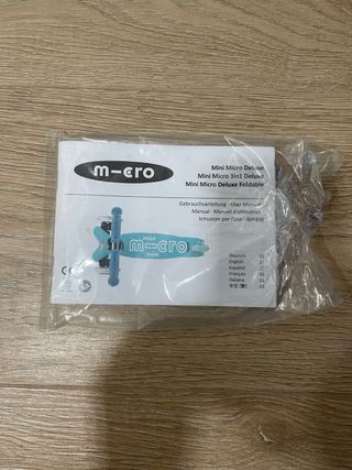 Patinete Micro Mini Deluxe Aqua