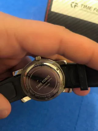 Reloj Time Force Plata y Negro