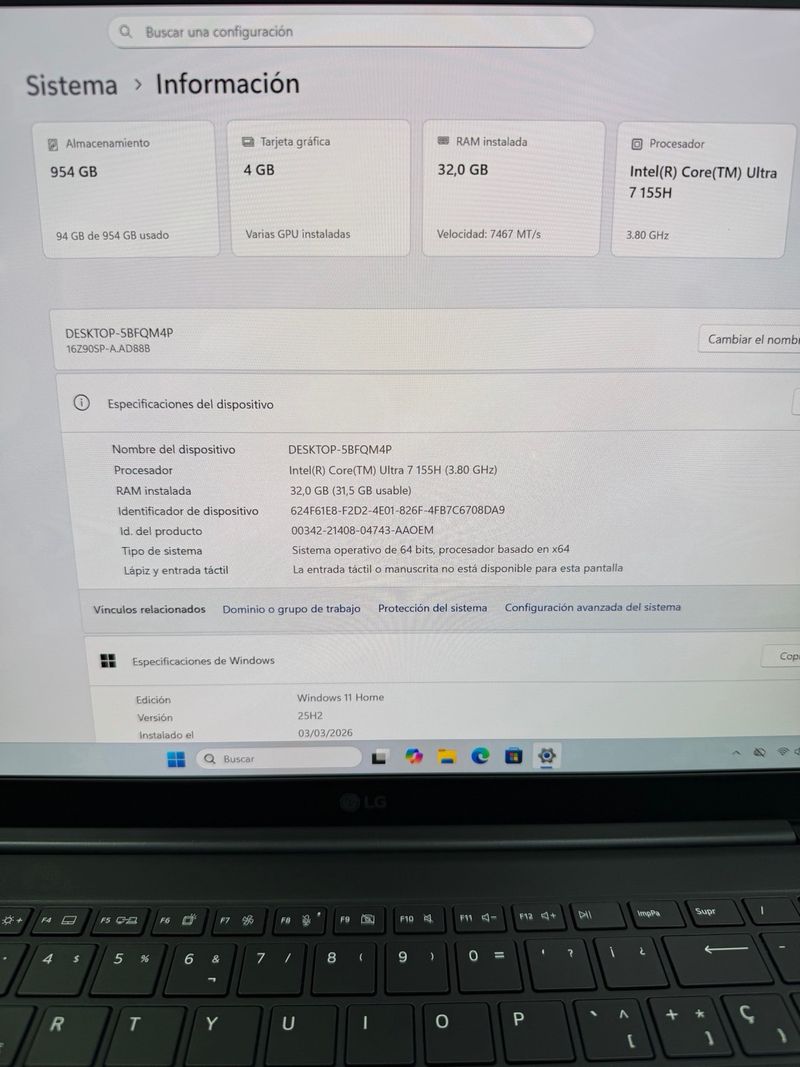 LG Gram 16Z90SP afbeelding 5