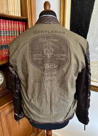 Giacca in pelle "The Jack Leather" biker jacket M