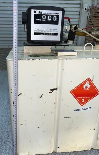 Depósito transporte gasoil 200L