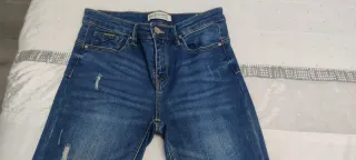 Vaqueros Stradivarius Mujer Azul Talla M