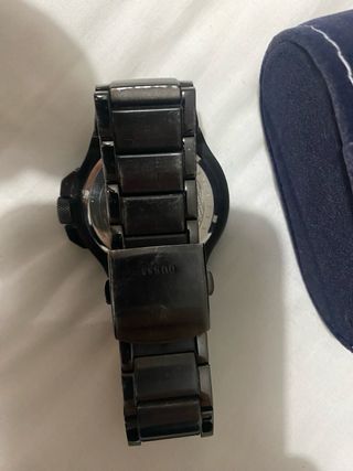 Reloj Guess Negro y Plateado Original