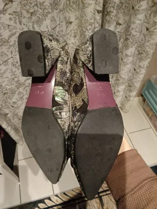 Zapatos RAS  leather sole mujer lentejuelas