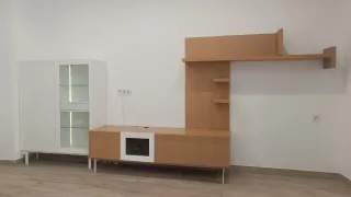 Muebles de salón madera y cristal