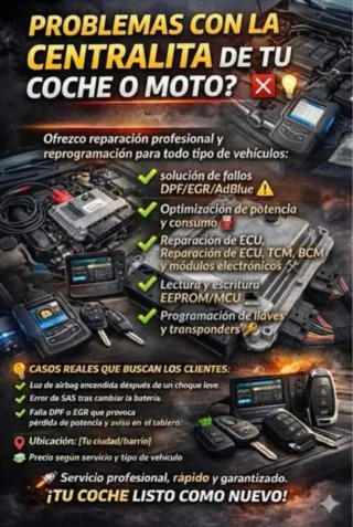 Reprogramación de centralitas