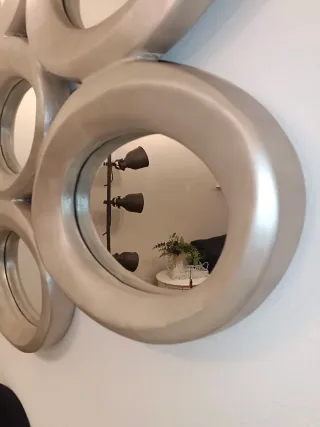 Espejo Decorativo Plata 140x107cm