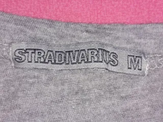 Camiseta gris estampada S/M