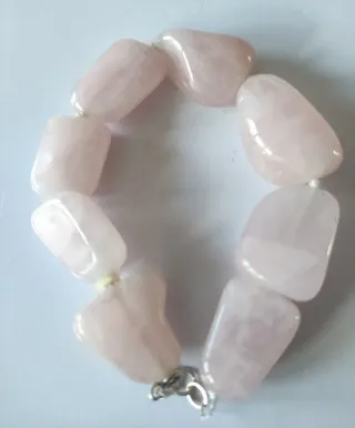 Pulsera piedras naturales y plata