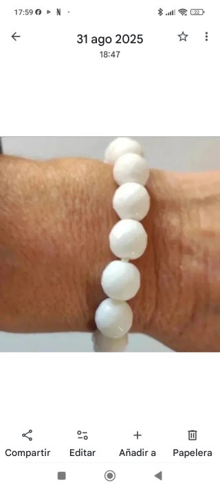 Pulsera piedras naturales y plata