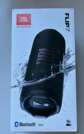 Altavoz JBL Flip 7 Negro Bluetooth