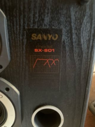 Altavoz Sanyo Negro SX - 801