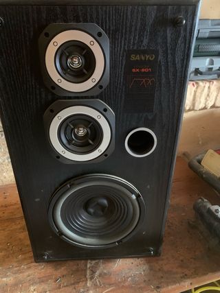 Altavoz Sanyo Negro SX - 801