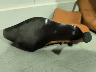 Botines Petusco Piel Camel Talla 38