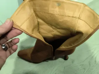 Botines Petusco Piel Camel Talla 38