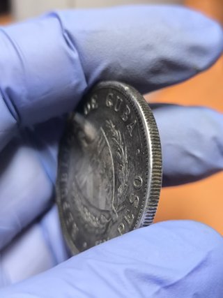 Moneda Plata 1 Peso Cuba 1915