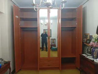 Armario madera 220x240cm con espejos