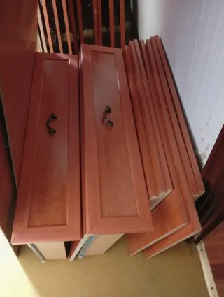 Armario madera 220x240cm con espejos