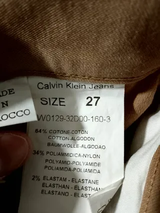 Pantaloni Chino Calvin Klein