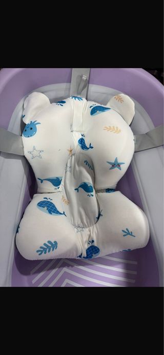Bañera Bebé Plegable con Cojín Reductor Bebé