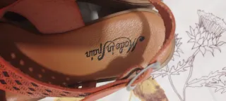 Sandalias Made in Spain naranjas