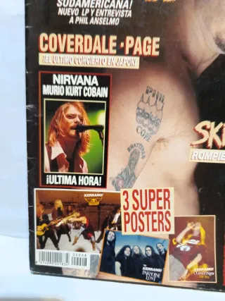 Kerrang! Mayo 94 Pantera Nirvana AC/DC