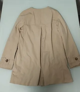 Gabardina niña 10 años beige