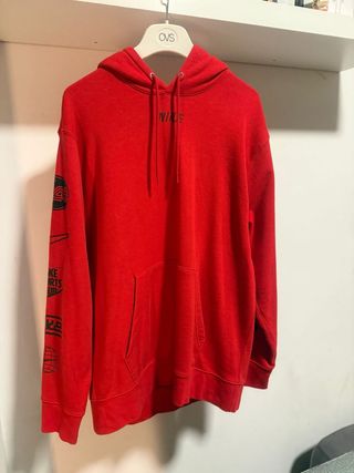 Felpa Nike rossa con stampe