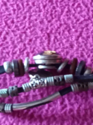 PULSERA DE CUERO, SIMBOLO Y MEDALLA DE SAGITARIO