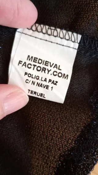 Casaca y Verdugo Medieval Negro