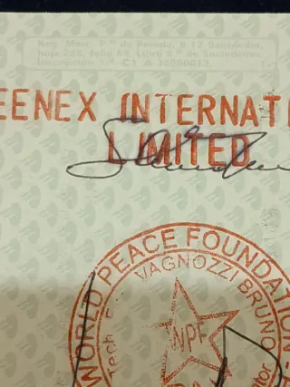 Spagna Assegno Bancario Originale Banco Santander