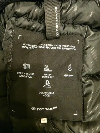 Chaqueta Tom Tailor Negra Talla M