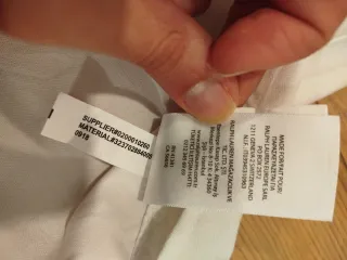 Camisa Polo Ralph Lauren Blanca Talla 18 - 20