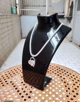 Collana con ciondolo a cuore in argento