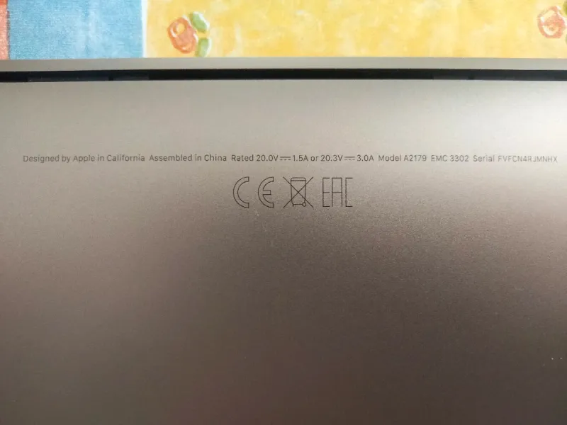 MacBook Air 13,3 2020 Apple afbeelding 5