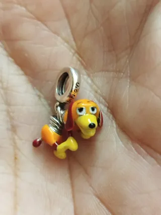 Charm Slinky Toy Story Plata.