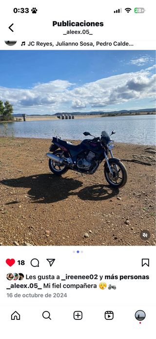 Honda CB 500 1994 Negra/Rosa