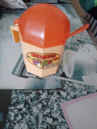 3 Manteles y 4 Posavasos Frutas  azucarero rodillo