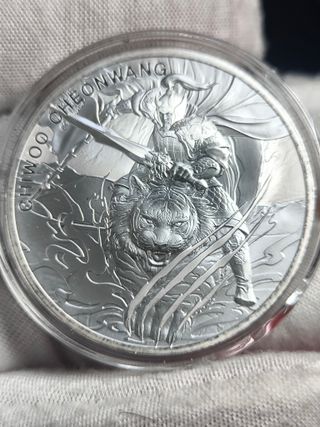 Moneda Plata 1 Onza Chiwoo 2025