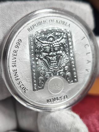 Moneda Plata 1 Onza Chiwoo 2025