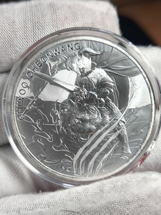 Moneda Plata 1 Onza Chiwoo 2025
