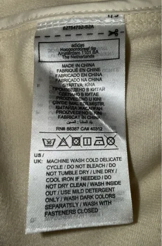 Adidas x Wales Bonner cargo pants.