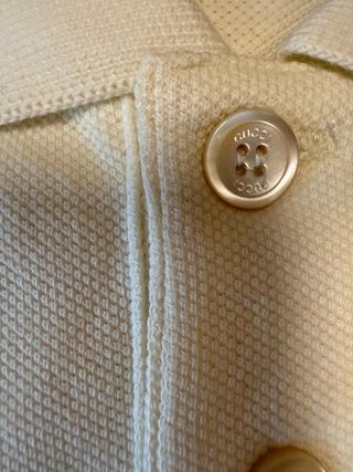 Polo Gucci Blanco con Estampado