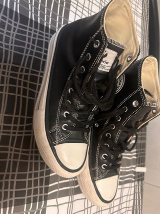 Zapatillas Victoria plataforma negras