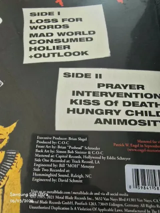 Corrosion of Conformity - Animosity Vinil