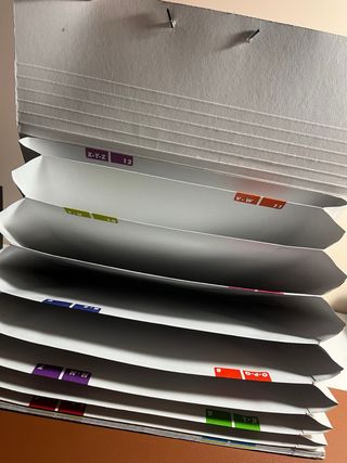 Carpeta acordeón MP rosa