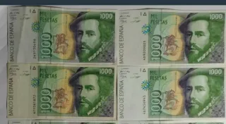 4 Billetes 1000 Pesetas España