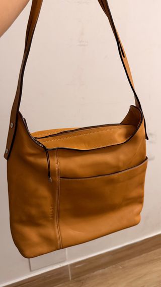 Bolso Loewe Vintage beige anaranjado